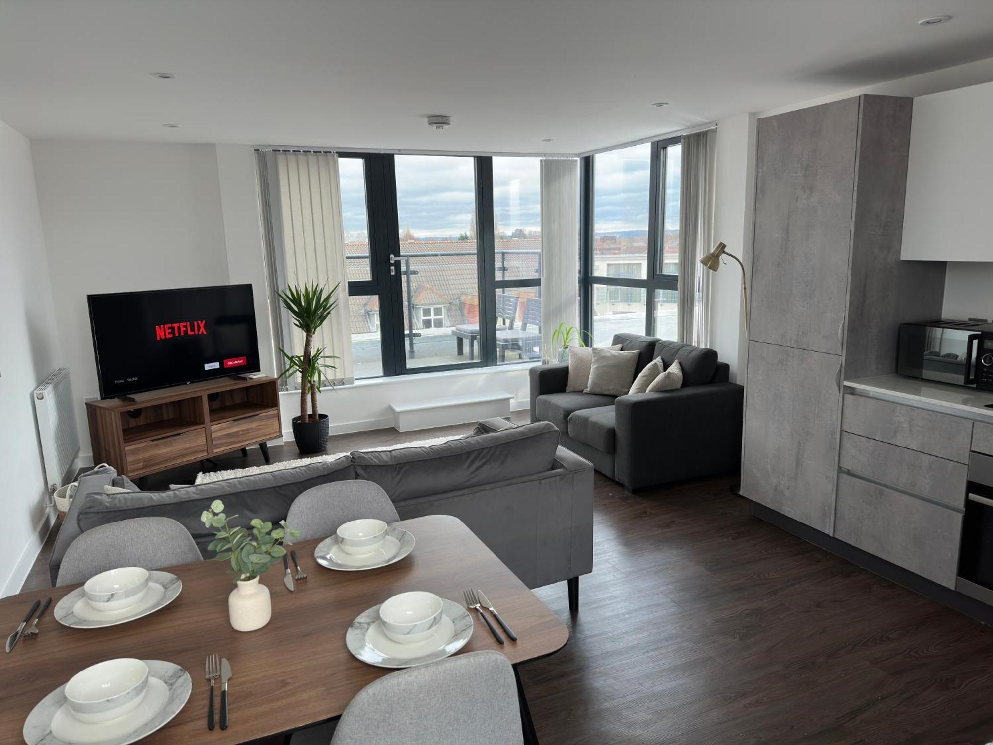 Luxury York Minster Penthouse - Free Gym & Parking Apartment Luaran gambar